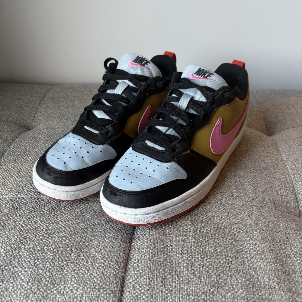 Nike Court Borough‎ Low Recraft Kids Sneakers Multi-Color DV5456-004 Size 4Y